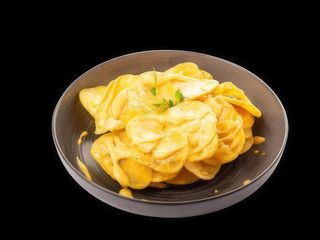 Домашен чипс с течен чедър и трюфел