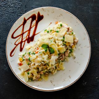 Ризото с пиле и зеленчуци 