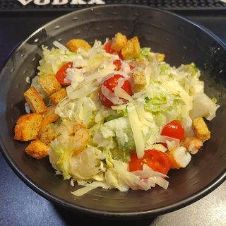 Цезар с хрупкави калмари