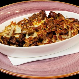 Пилешки дробчета за бира с лук и кашкавал (350г)