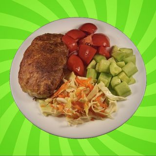 Картофен шницел с гарнитура (400г)