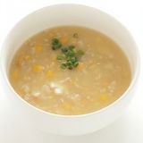 Царевична супа с пилешко месо (300г)