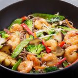 Скариди със зеленчуци (500г)