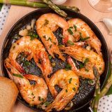 Скариди с гъби и бамбук (500г)