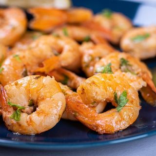 Скариди с лимон и чесън (150гр)