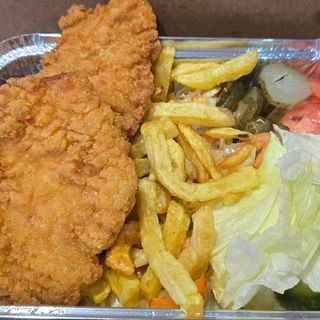 Порция хрупкаво пиле малка 550гр