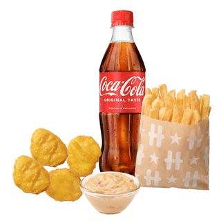 Пилешки хапки (4 бр) голямо меню