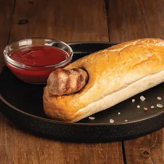 Хот дог с кебапче и сос