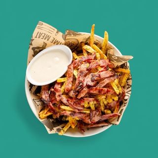 Домашни пържени картофи хрупкав бекон