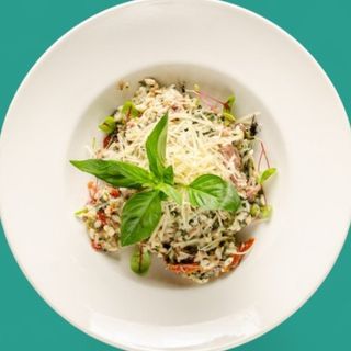 Ризото с млечно телешко и спанак