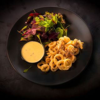 Хрупкави калмари с ремулад