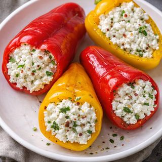 Пълнена чушка със сирене