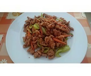 N2. Пържено свинско мезе (500г)