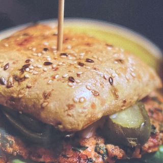Fish burger с картофи