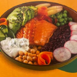 Coupe Bowl със сьомга