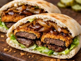 Хрупкав телешки дроб в Лепиня