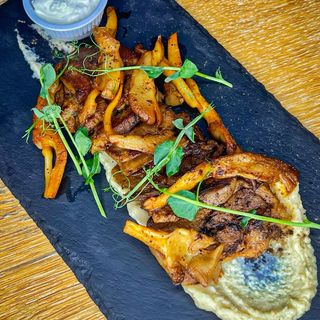 Телешки език с гъби кладница 300 г