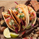 Три броя такоси със Скариди и Гуакамоле (390г)