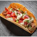 1бр. Такос с Дърпано Телешко (130г)