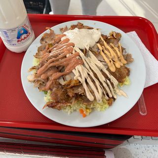 Порция ориз и месо (450гр)