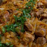 свинско месо с кисело зеле(350гр)