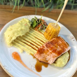 Печена сьомга терияки (350г)