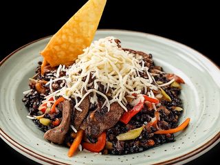 Ризото с патешки филенца и зеленчуци (350г)