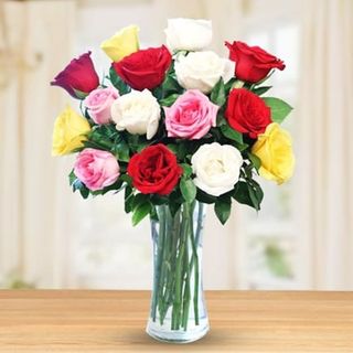 15 рози микс