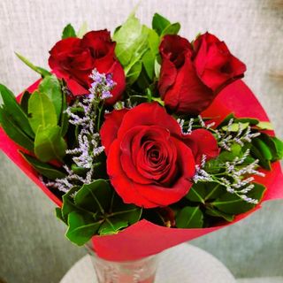 Букет от 3 червени рози