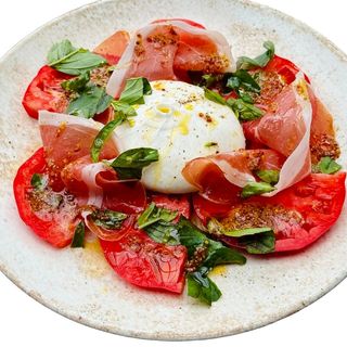 Салата маринован патладжан с бурата 310 гр