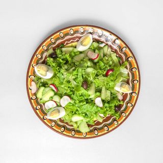 Зелена салата с яйце (350г)