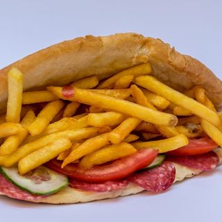 Среден тостер с чоризо