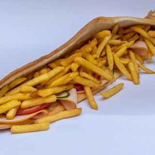 Голям тостер с пилешки бургер