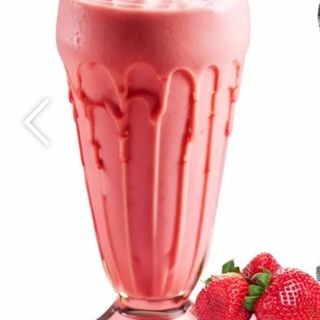 Млечен шейк ягода 400мл.