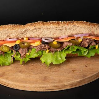 Сандвич дърпано телешко, чедър (500г)