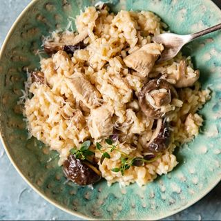 Ризото с пиле и скаморца (350г)