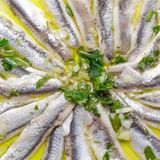 Трио мариновани риби