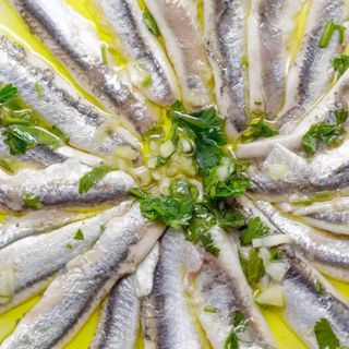 Трио мариновани риби