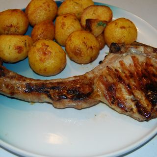 Брачола с картофи соте