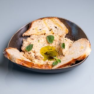 Разядка от гриловани патладжан и тиквичка с катък / Grilled eggplant and zucchini dip whit katak