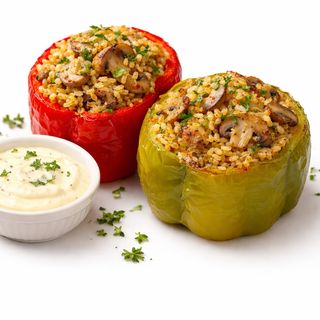 Постни чушки с булгур и гъби БДС (350г)