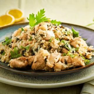 Ризото с пиле и гъби (400г)