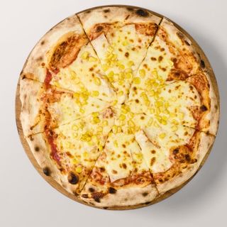 Пица Поло (550г) +  дом. чеснов сос (70г)+ Айрян (330мл)