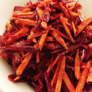 Салата моркови,ряпа и червено цвекло (250г)