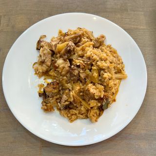 Свинско с ориз и кисело зеле