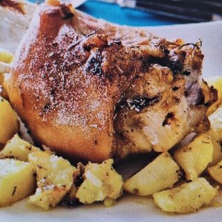 Свинско джоланче с картофки (600г)