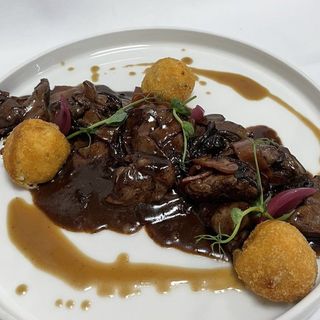 Пилешки дроб в масло и хрупкава полента (250г)