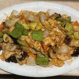 86. Пиле със зеленчуци (800г)