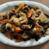 131. Скариди, бамбук и гъби (600г)