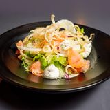 Салата с пушена сьомга  (280г)